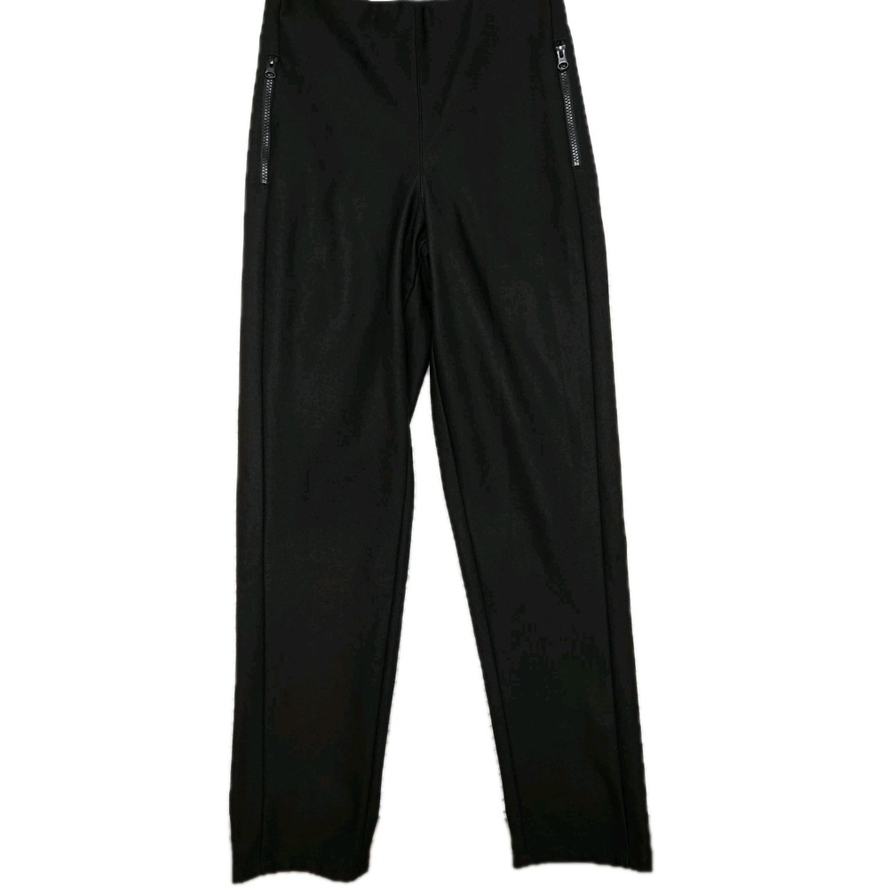 HFX Winter Tech Pants Fleece Softshell Stretch‎ Elastic Waist Womens Small Black